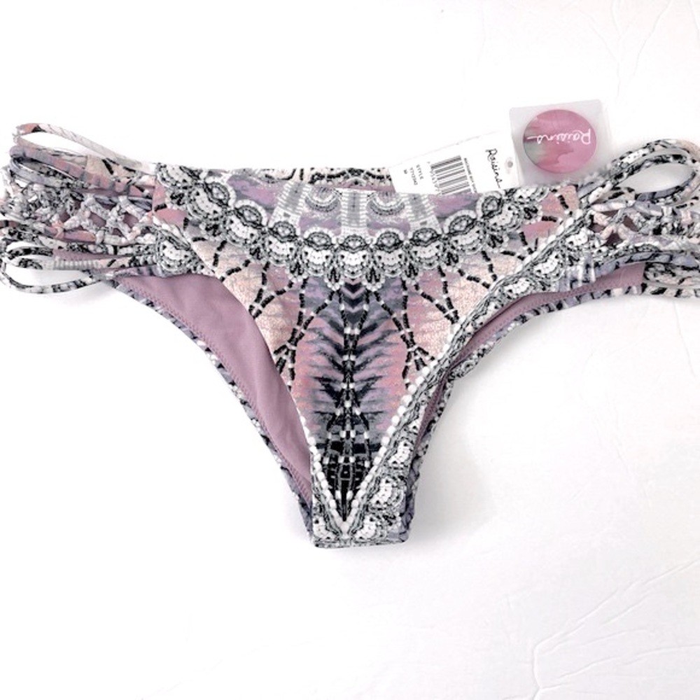 Macrame Bikini Swim Bottoms NWT
